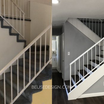 Beuse Design & Construction - Before and after - Remodeling stairs - General Contractors Near Me Beuse Design & Construction - Before and after - Remodeling stairs - General Contractors Near Me