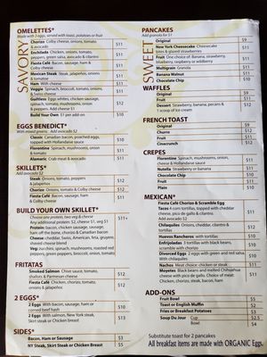 Menu photo 7 Fiesta Cafe Milwaukee, WI