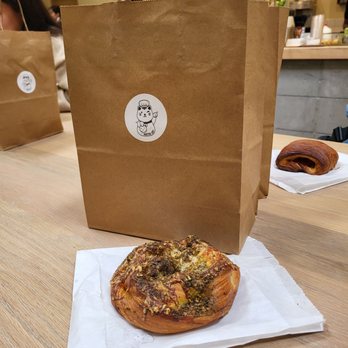 Pastry Cat - Ham and cheese in the back za'atar bun in the front - Bakeries Near Me - Sacramento, California Pastry Cat - Ham and cheese in the back za'atar bun in the front - Bakeries Near Me - Sacramento, California
