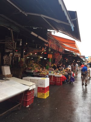 Yau Ma Tei Wholesale Fruit Market by null