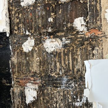 GreenRoom Remediation - Years of water damage has caused massive erosion and viable mold growth. - Environmental Abatement Near Me - Brooklyn, New York