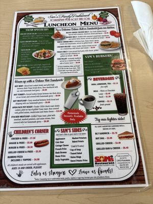 Menu photo 3 Sam's Restaurant Titusville, PA