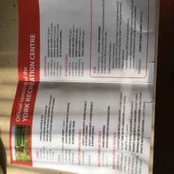 York Recreation Centre - Official opening of York Recreation Centre souvenir program
