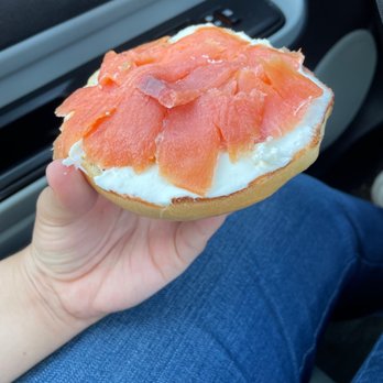Manhattan Bread & Bagel - Plain bagel, plain cream cheese, Smoked Salmon - Bagels Near Me - Manhattan Beach, California Manhattan Bread & Bagel - Plain bagel, plain cream cheese, Smoked Salmon - Bagels Near Me - Manhattan Beach, California