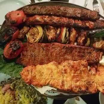 Shiraz - Chicken and beef koobideh, chicken and filet mignon bard, lamb kabob - Middle Eastern Near Me - Glendale, California Shiraz - Chicken and beef koobideh, chicken and filet mignon bard, lamb kabob - Middle Eastern Near Me - Glendale, California