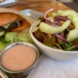 Custom Burger - Choose Your Bun, Choose Your Patty, Choose 3 Toppings. Can Add More Toppings for $.50 Each, Premium Toppings Are $2 Extra