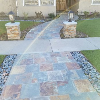 Gill Hardscape Inc - A nice view of the slate walkway. - Masonry/Concrete Near Me - Seal Beach, California Gill Hardscape Inc - A nice view of the slate walkway. - Masonry/Concrete Near Me - Seal Beach, California