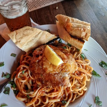 F Street Station - Halibut Parm special - American Near Me - Anchorage, Alaska F Street Station - Halibut Parm special - American Near Me - Anchorage, Alaska