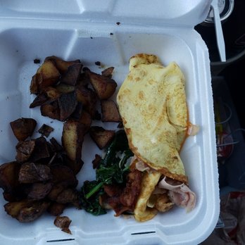 Mity Nice Cafe - Burnt home fries! $ 9.62 for this! - Breakfast & Brunch Near Me - Tampa, Florida