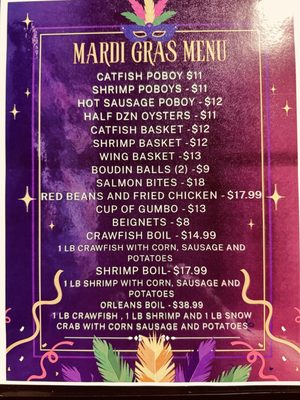 Menu photo 2 Orleans Bar & Grill Humble, TX