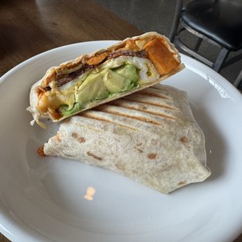 The Well Coffeehouse - Breakfast burrito with avocado - Coffee & Tea Near Me - Nashville, Tennessee