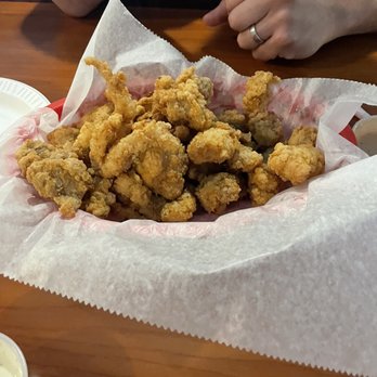 Fish River Grill 2 - Gator bites were perfect and came with great dipping sauces - Seafood Near Me - Foley, Alabama