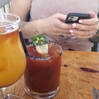 Island Lava Java - Left - Mango Mai Tai Right - Bloody Mary - American Near Me - Kailua Kona, Hawaii Island Lava Java - Left - Mango Mai Tai Right - Bloody Mary - American Near Me - Kailua Kona, Hawaii