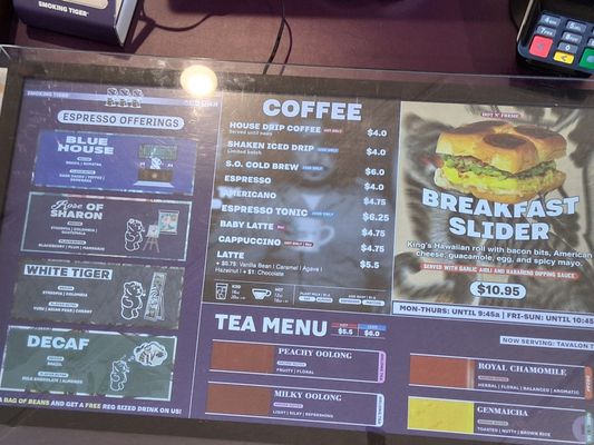 Menu photo 2 Smoking Tiger Coffee Lab Monterey Park, CA