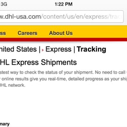 DHL - 3 lies so far. Not express, had to call customer service at least 3 times and no real time data