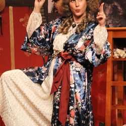 Shakespeare In The Park - Erin Woods in The Revolutionists, 2018. Photo by April Porterfield.