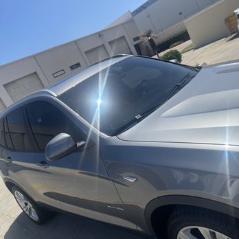 TMS  Window Tinting - They did a great job installing the windshield tint - Car Window Tinting Near Me - Anaheim, California