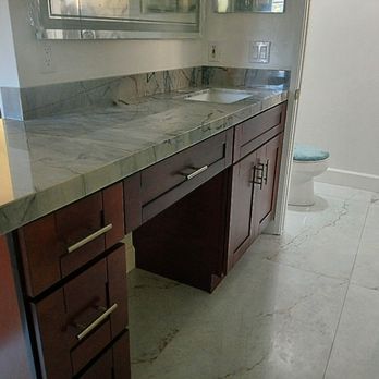 Kitchen & Bath Design Center - Polished Hawaii quartzite vanity - Flooring Near Me - Anaheim, California Kitchen & Bath Design Center - Polished Hawaii quartzite vanity - Flooring Near Me - Anaheim, California
