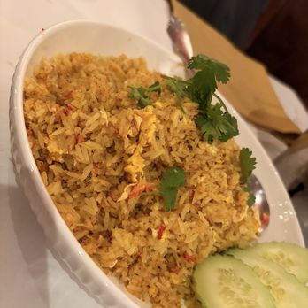 New Krung Thai Restaurant - Fried rice Curry Crab Fried Rice - Thai Near Me - San Jose, California