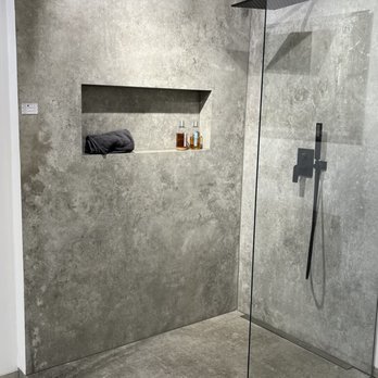 Luxury Finishes - Concrete stile on bathroom - Painters Near Me Luxury Finishes - Concrete stile on bathroom - Painters Near Me
