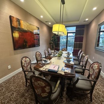Ivy Park at Burbank - Private dining room - Assisted Living Facilities Near Me - Burbank, California Ivy Park at Burbank - Private dining room - Assisted Living Facilities Near Me - Burbank, California