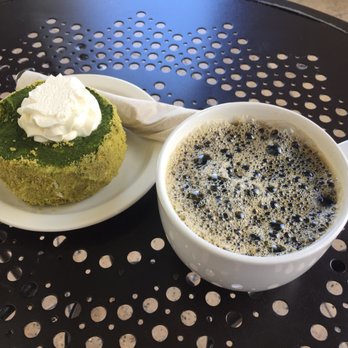 Urth Caffé-Pasadena - matcha tiramisú & large coffee of the day - Cafes Near Me - Pasadena, California