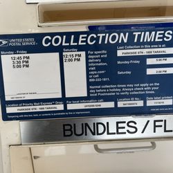 US Post Office - As of Nov 1, 2022
