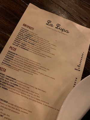 Menu photo 6 La lupa Manalapan, NJ