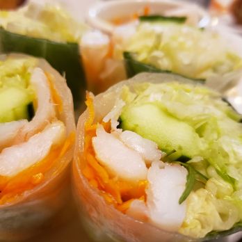 Thai Lotus - Spring rolls. Add Sriratcha to the peanut sauce for a new sensation. - Thai Near Me - Reno, Nevada