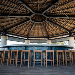The Naked Turtle Beach Bar - Covered bar area