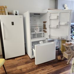 The Brick - Freezer and new fridge from The Brick.