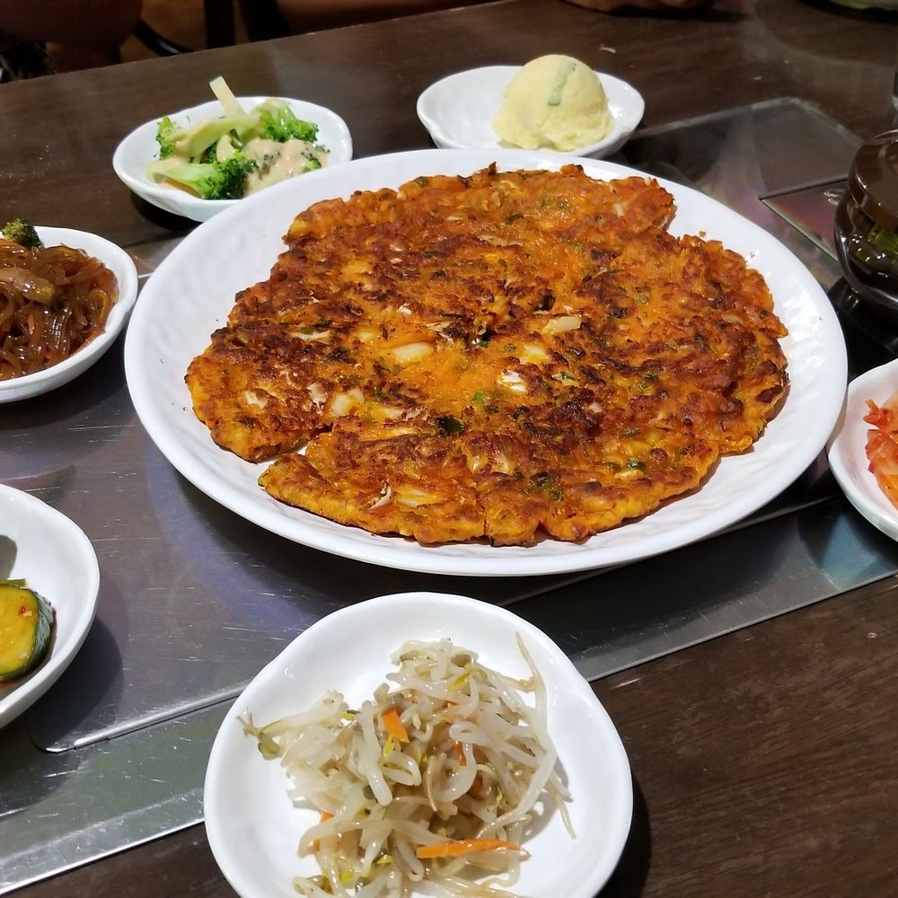 Spoon Bunsik - Kimchi pancake + complimentary side dishes - Korean Near Me - Ewa Beach, Hawaii Spoon Bunsik - Kimchi pancake + complimentary side dishes - Korean Near Me - Ewa Beach, Hawaii