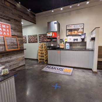 Makus Empanadas - Inside. Self-serve drink station. - Empanadas Near Me - Durham, North Carolina