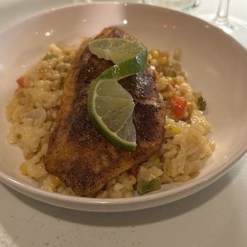 Rossilli's - Grouper and Sweet Corn Risotto - special - Italian Near Me - Findlay, Ohio
