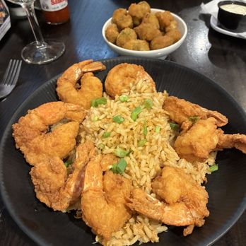 Page's Okra Grill - Crab rice bowl with yum yum sauce! - Southern Near Me - Mount Pleasant, South Carolina Page's Okra Grill - Crab rice bowl with yum yum sauce! - Southern Near Me - Mount Pleasant, South Carolina