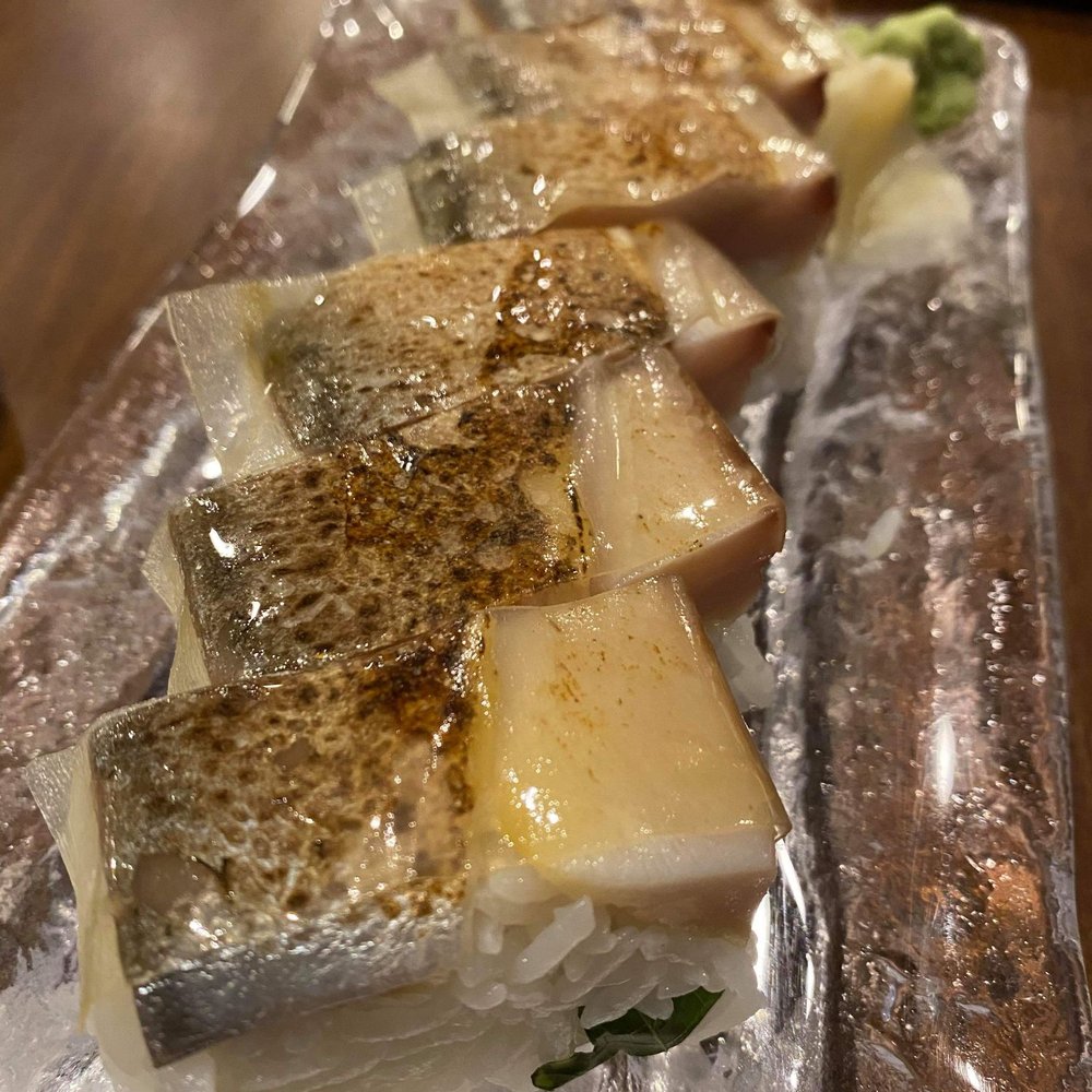 Torizen - Aburi Battera sushi (saba, mackerel) ($12) - Japanese Near Me - Schaumburg, Illinois Torizen - Aburi Battera sushi (saba, mackerel) ($12) - Japanese Near Me - Schaumburg, Illinois