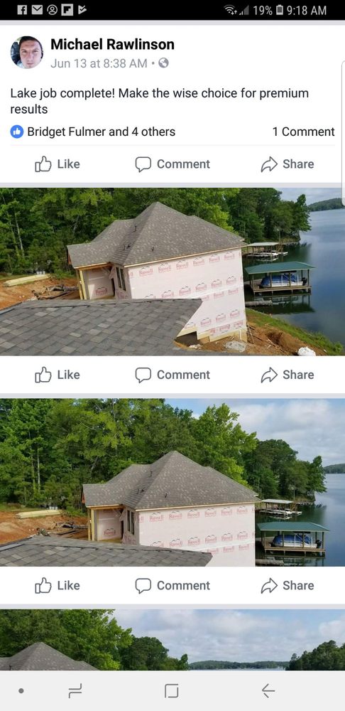 Slide of Premium Roofing Company