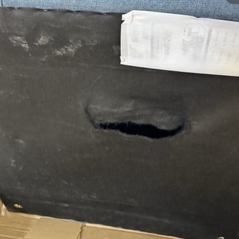 Ashley Store - The box was delivered damaged. - Furniture Stores Near Me - San Diego, California Ashley Store - The box was delivered damaged. - Furniture Stores Near Me - San Diego, California