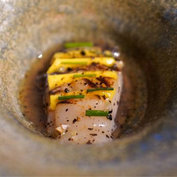 Atomix - Scallop, egg, onion - Korean Near Me - New York, New York