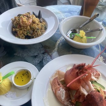Geoffrey's Malibu - Two Pound Steamed Maine Lobster and Seafood Paella - Seafood Near Me - Malibu, California Geoffrey's Malibu - Two Pound Steamed Maine Lobster and Seafood Paella - Seafood Near Me - Malibu, California