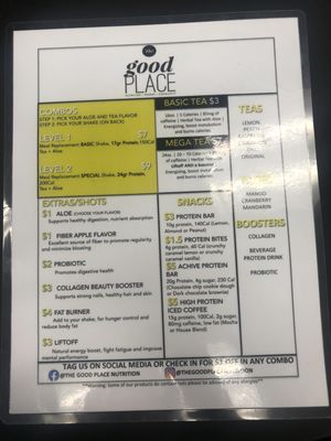 Menu photo 4 The Good Place Nutrition Jacksonville, FL Menu photo 4 The Good Place Nutrition Jacksonville, FL