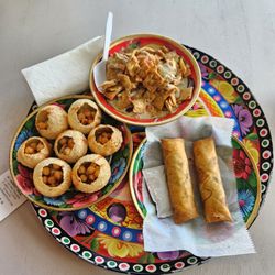 Fahrenheit Halal - Spring Rolls, Pani Puri, Papri Chaat