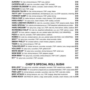 reHARU Sushi - Sushi Bars Near Me - Anchorage, Alaska reHARU Sushi - Sushi Bars Near Me - Anchorage, Alaska