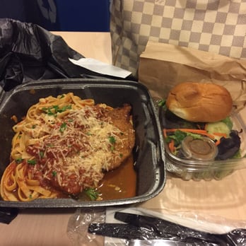 Tempo Di Pasta - $10 lunch chicken Milanese w/fettuccine, side salad and roll - Food Trucks Near Me - Frederick, Maryland Tempo Di Pasta - $10 lunch chicken Milanese w/fettuccine, side salad and roll - Food Trucks Near Me - Frederick, Maryland
