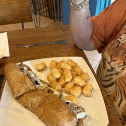 Latitudes Bar and Grill - Cheesesteak and Tater Tots