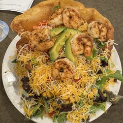 Tavern At The Glen - Grilled shrimp taco salad