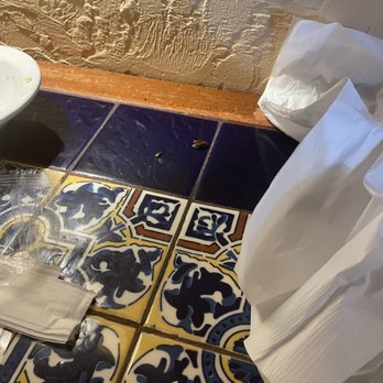 Don Jose's Restaurant - Smashed roach after my husband killed it - Mexican Near Me - Castro Valley, California