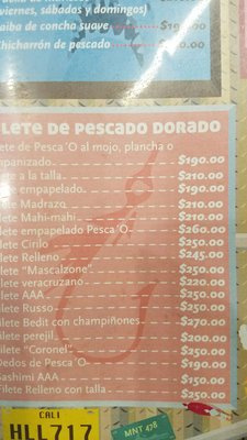 Menu photo 4 Pesca'o Acapulco, GRO