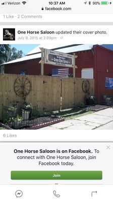 One Horse Saloon by null