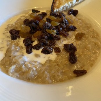 The Turquoise Room - Oatmeal for breakfast... side of sausage. - New American Near Me - Winslow, Arizona The Turquoise Room - Oatmeal for breakfast... side of sausage. - New American Near Me - Winslow, Arizona
